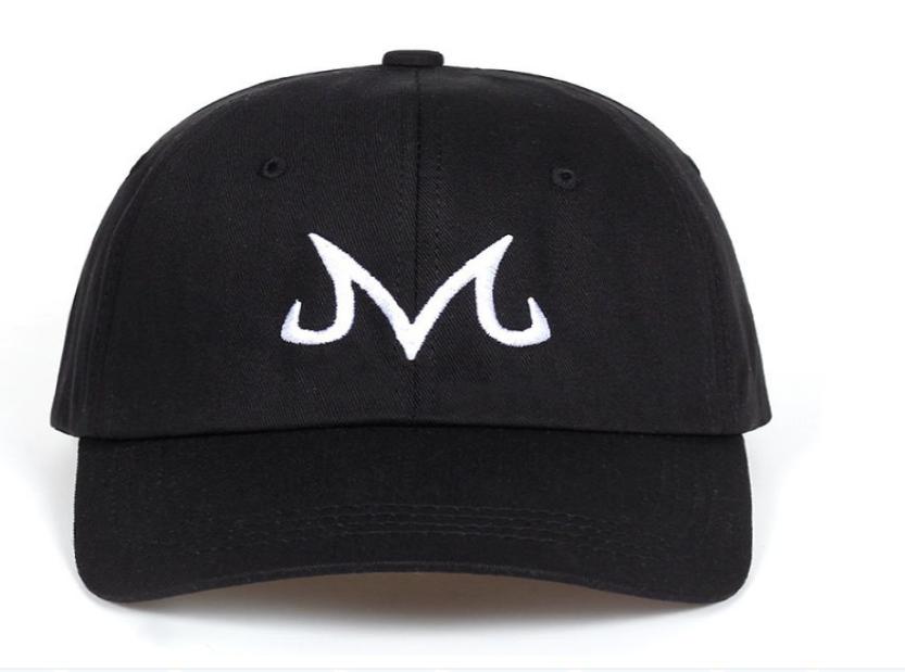

new High Quality Majin Buu Snapback Cap Cotton Baseball Cap For Men Women Hip Hop Dad Hat golf caps Bone Garros9961413, Black