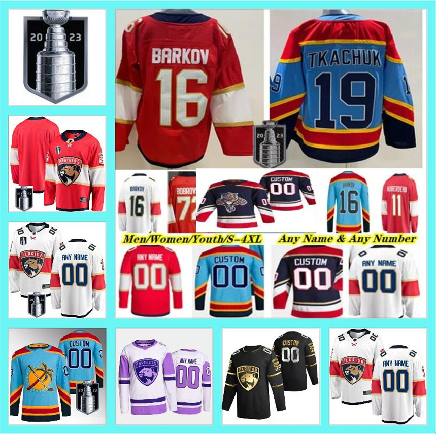 

Matthew Tkachuk Florida Hockey Jerseys Aleksander Barkov Carter Verhaeghe MNHLs Brandon Montour Gustav Forsling Hornqvist Josh Mahura Sam Bennett Anton Lundell, Color