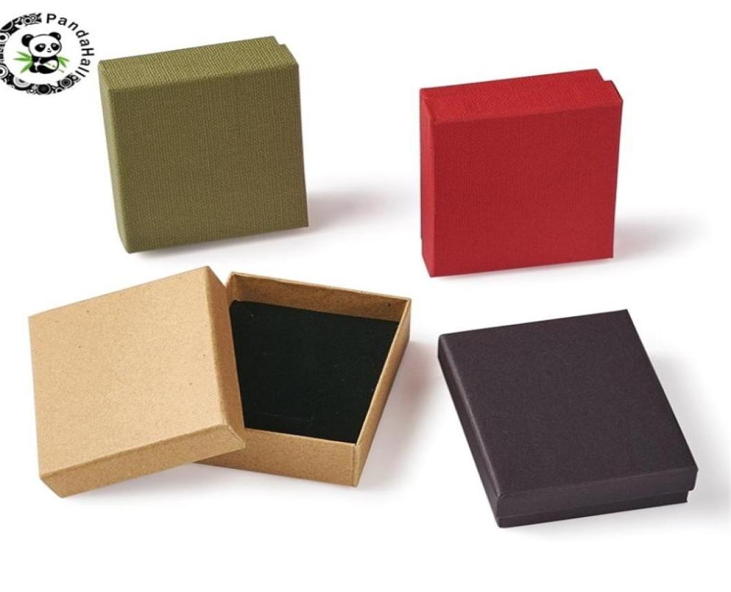 

12pcs Cardboard Jewelry Set Gift Box Ring Necklace Bracelets Earring Gift Packaging Boxes With Sponge Inside Rectangle 2204284937087