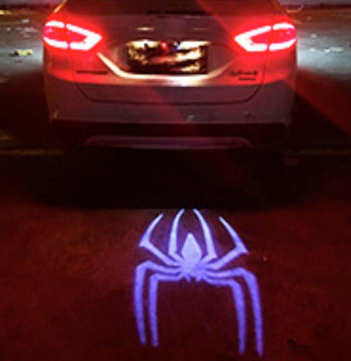 

car laser projector warning turn signal License Plate rear brake fog Anticollision led lights decor lampe tiallight accessoires5357950