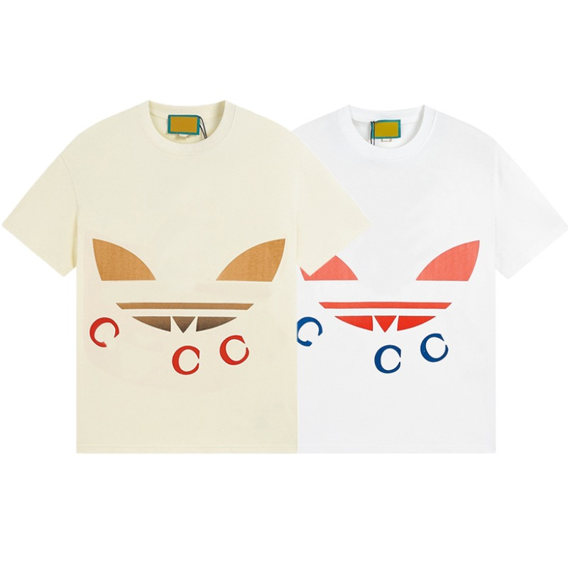 

Designer T-shirts Mens T-shirt Mens Short Sleeve Loose Breathable Cotton with colorful Letters T-shirts Couples T-shirt Fashion Design Summer Holiday Selection, 03