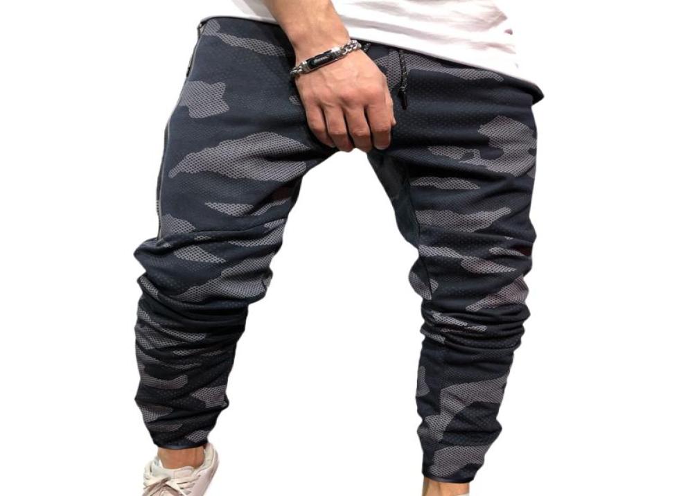 

Cofekate Camouflage Printed Mens Sweatpants Elastic Waist Plus Size Male Pencil Pants Casual Sports Trousers Long Joggers5710859, Beige