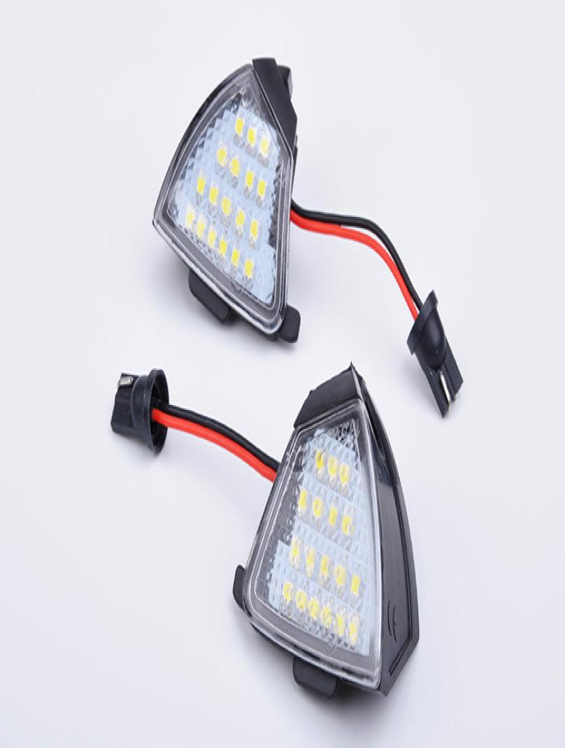 

For Golf 5 Passat Jetta EOS Rearview Mirror Light Error Puddle Lamp 18LED Under Side High Quality 2Pcslot1793366