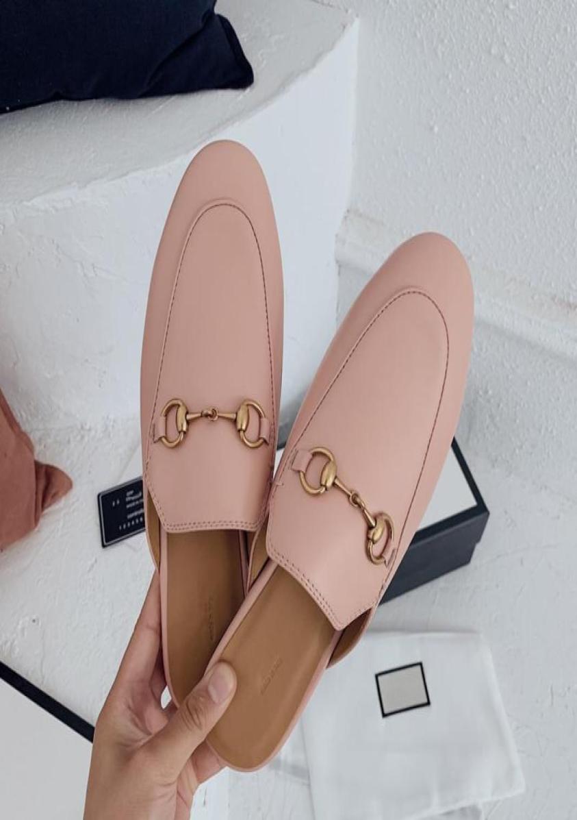 

Designer039s latest women039s sandals semi slippers fashion luxury custom leather interior soft comfortable and exquisite w3982228, Brown