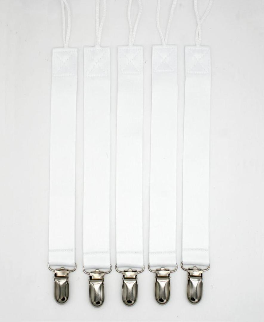 

Sublimation Baby Pacifier Clips with Metal Clip Blank White Dummy Holder for Boys and Girls Fits Most Soothers and Baby Teething T8429470