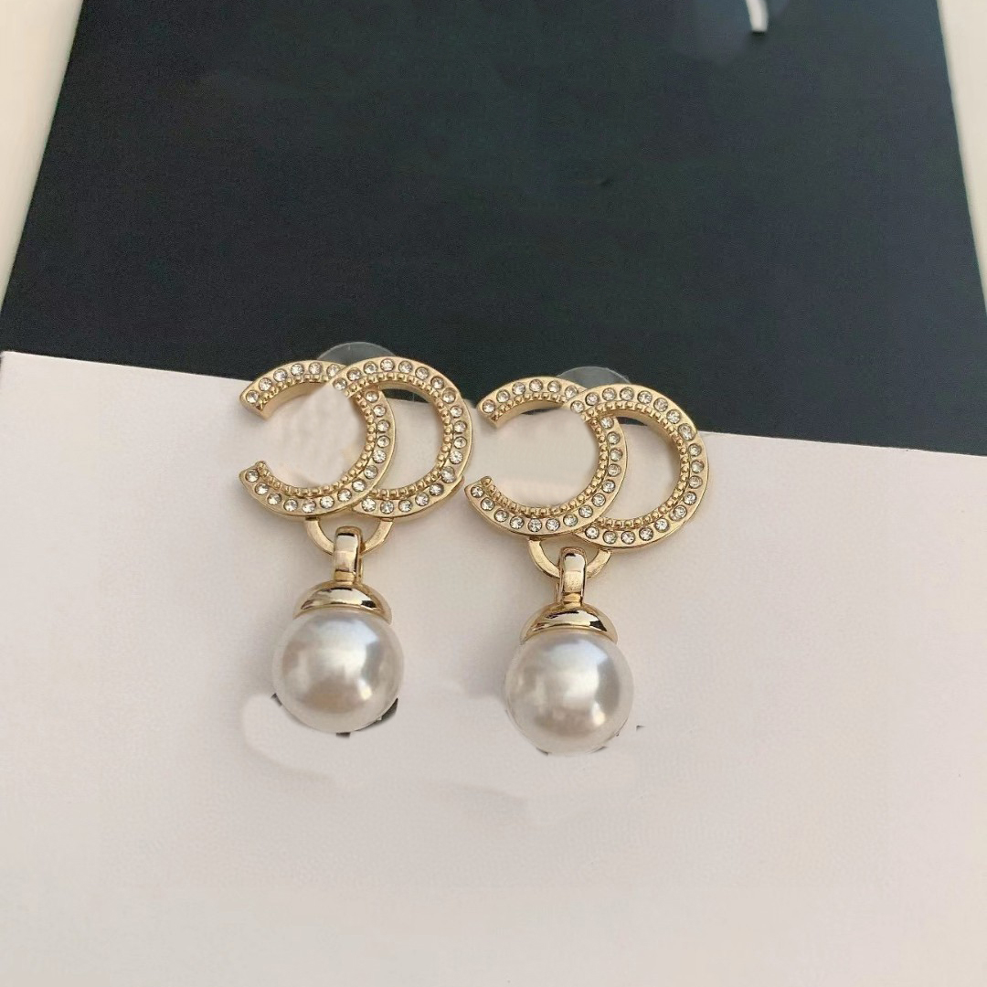 

Designer Earring C Stud Letter Earring Woman Fashion Earrings Jewelry CCity Women 4565