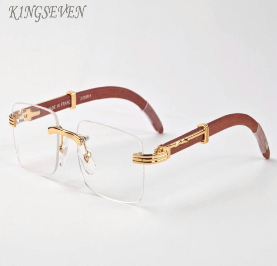 

bamboo wood sunglasses for men women fashion sunglasses rimless square a variety of color lenses and retro frames wood sun glasses6622219