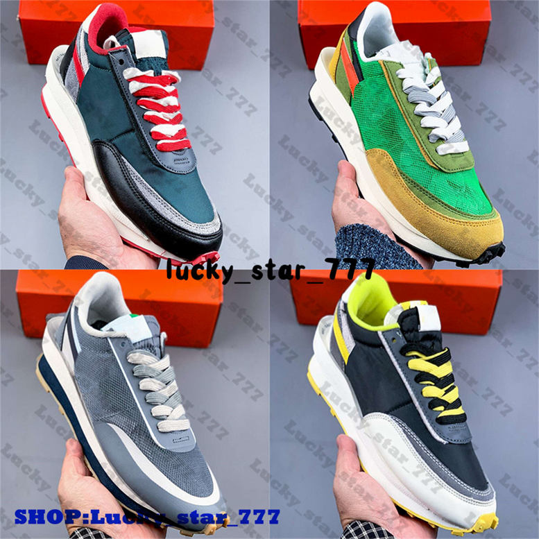 

Sneakers Sacais Fragment Mens LD Waffle CLOT Shoes Size 13 Casual Undercover Running Designer Us 13 Women Trainers Eur 47 Us13 Us12 Blue Void Cool Grey University Red