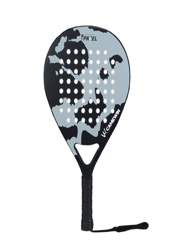 

2021 Professional Carbon Fiber Padel Tennis Racket Soft Face Paddle Racquet with Bag Cover 2202106338437