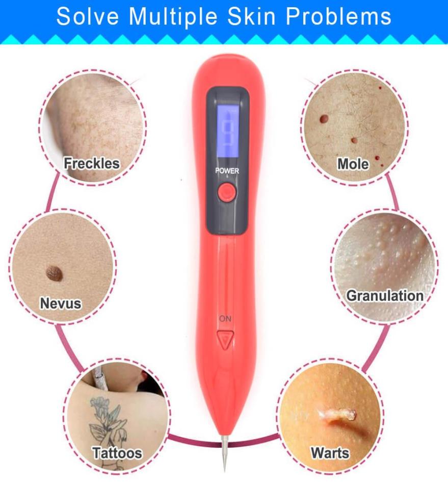 

Mole Removal Pen Wart Plasma Laser Remover Tool Beauty Care Skin Corn Freckle Tag Nevus Dark Age Spot Tattoo Electric Device Set9301126