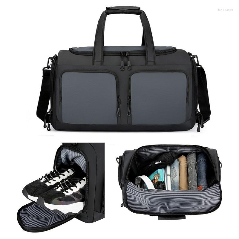 

Outdoor Bags 2023 Men Gym Bag Sport Portable Multifunction Travel Women Yoga With Shoes Pouch Indoor, 5227 black green