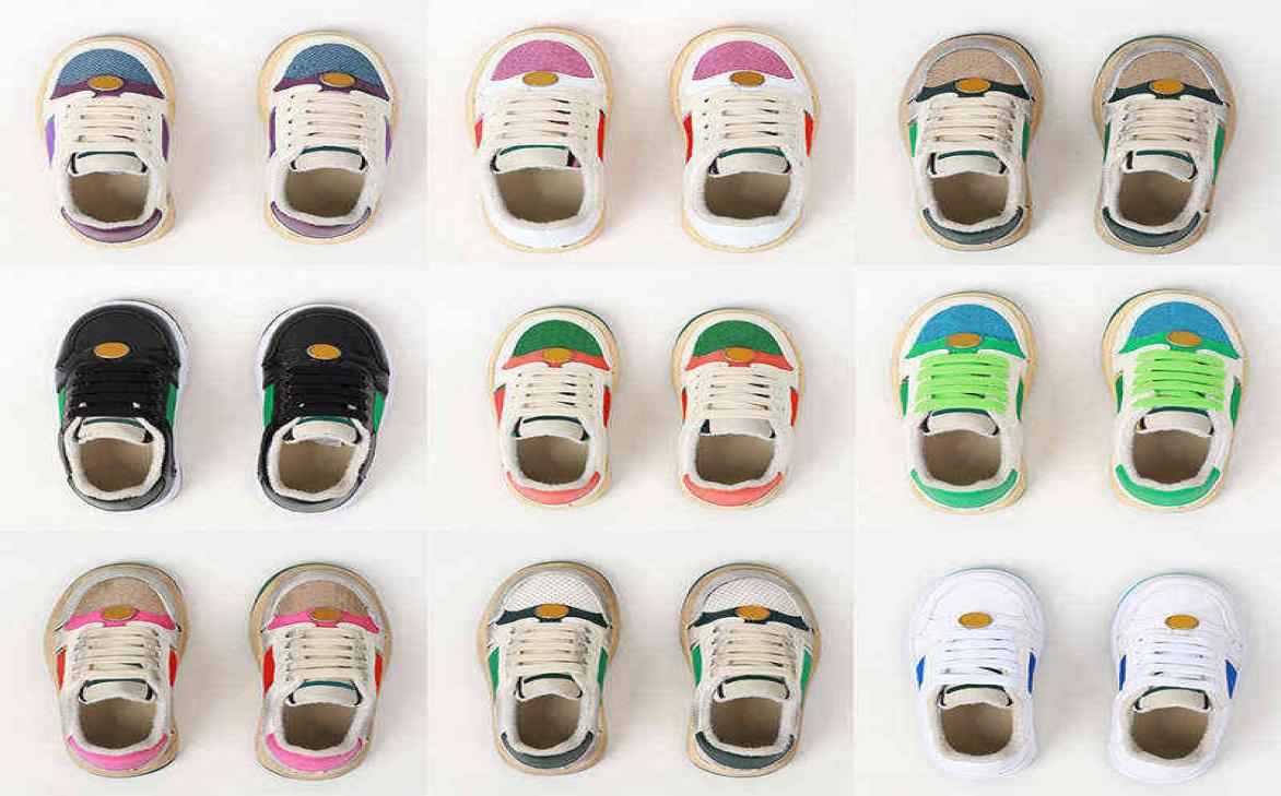 

Kids Designer Shoes Boys Sneakers Girls Unisex Fashion Sportshoes Letter Printed with Striped 9 Styles Children Breathable Lace Up9289346, Multi-color