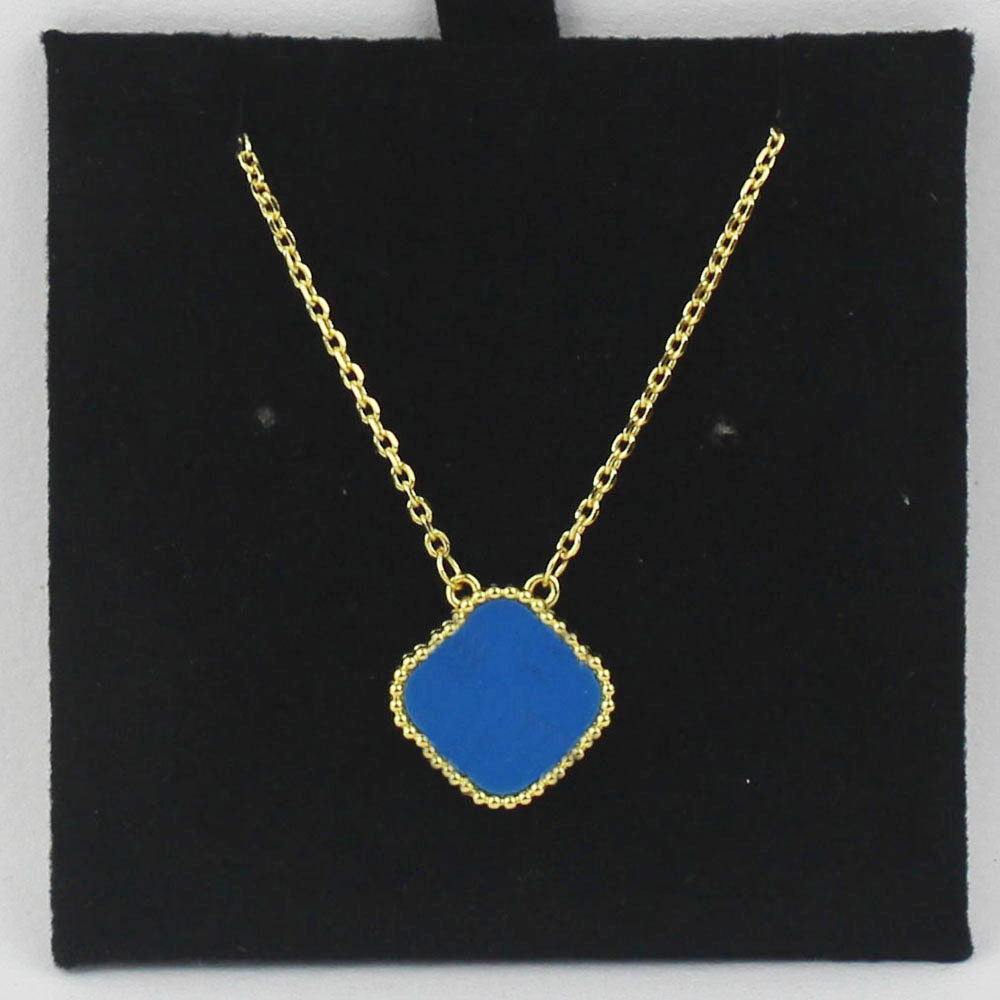 

Long Sweater Necklaces Designer Clover Necklace 90cm Classic Fashion Gold Big Flowers Design Mother of Pearl Plated 18K for Man Woman Jewelry Pendant 17 Color