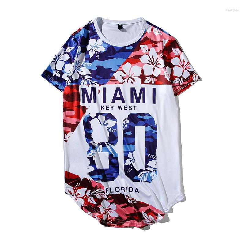 

Men's T Shirts Sports T-Shirt Basketball Miami Flat Short Sleeve Hip-Hop Z3