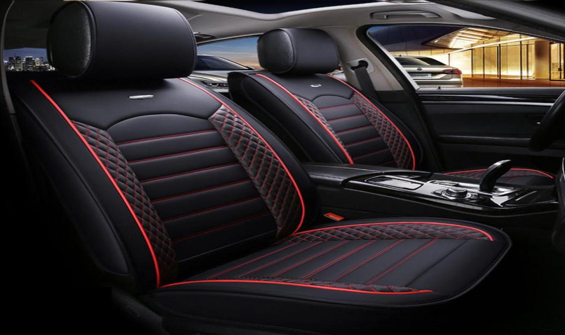 

universal Luxury Leather car seat cover For Peugeot 3008 301 306 307 308 405 406 407 205 206 207 2008 Nonslip auto accessories5632087