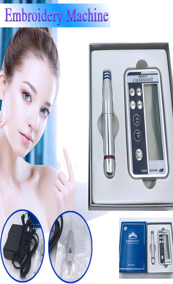 

Professional Charmant Semipermanent Makeup Machine Kit Charmant Microblading Pen For Eyebrow Lip Eyeliner MTS Tattoo Equipment1761885
