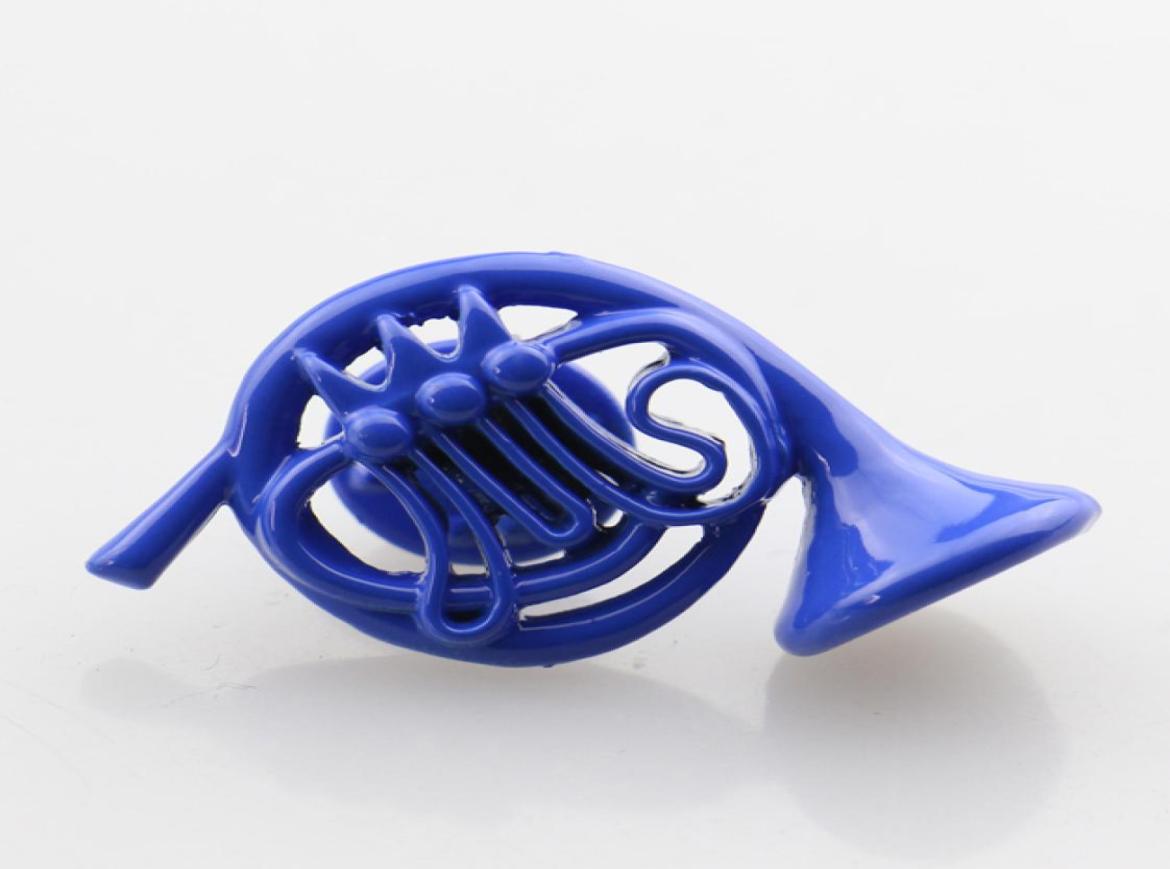 

Whole 2016 New HIMYM How I Met Your Mother Blue French Horn Pins WomenMen Brooches TV Series Jewelry71253282944642