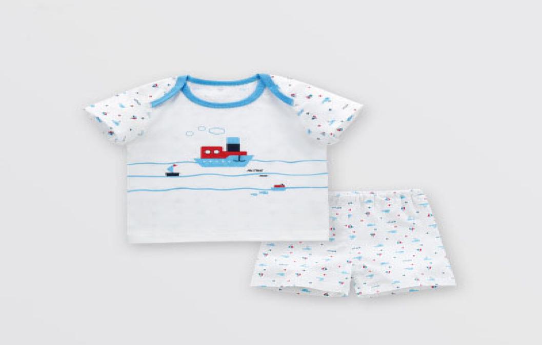 

Children039s clothing new summer shortsleeved baby cotton kids suit boys and girls tshirt baby twopiece together1076273, Olive colour