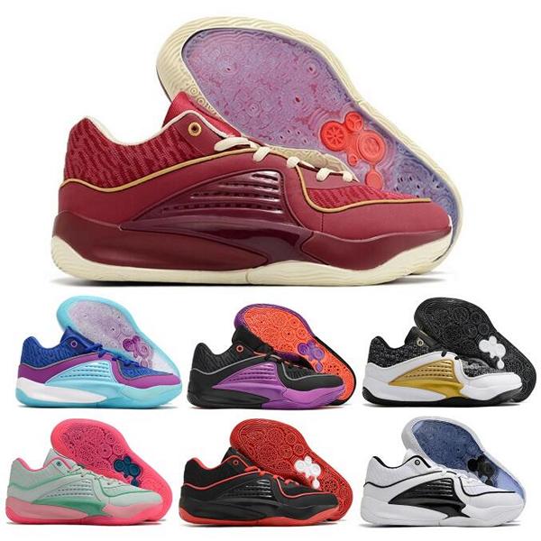 

Kevin Durant Kd Basketball Shoes 16 Sneakers Men Signature Kds 16s Aunt Pearl NY VS NY Vivid Orange Red 2023 Man Sports Size 40 - 46, Black