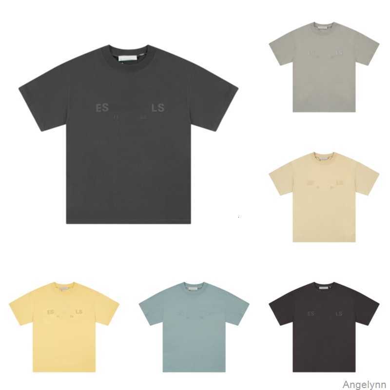

Essentiel Tees T-shirts Essent Luxury Designer Clothing American Fashion Loose Short Sleeve Essentail Tshirt for Men and Women M097