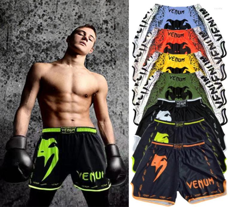 

Men039s Shorts Training Muay Thai Fighting Fitness Combat Sports Pants Printed Boxing Clothing Mma Sweatpants Pretorian Boxeo6902005, Silver