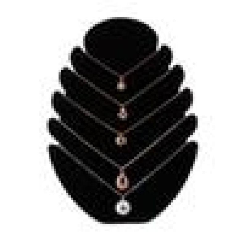 

New Necklace Jewelry Velvet Stand Chain Holder Tray Organizer Show Display Rack Jewelry Accessories display82825834