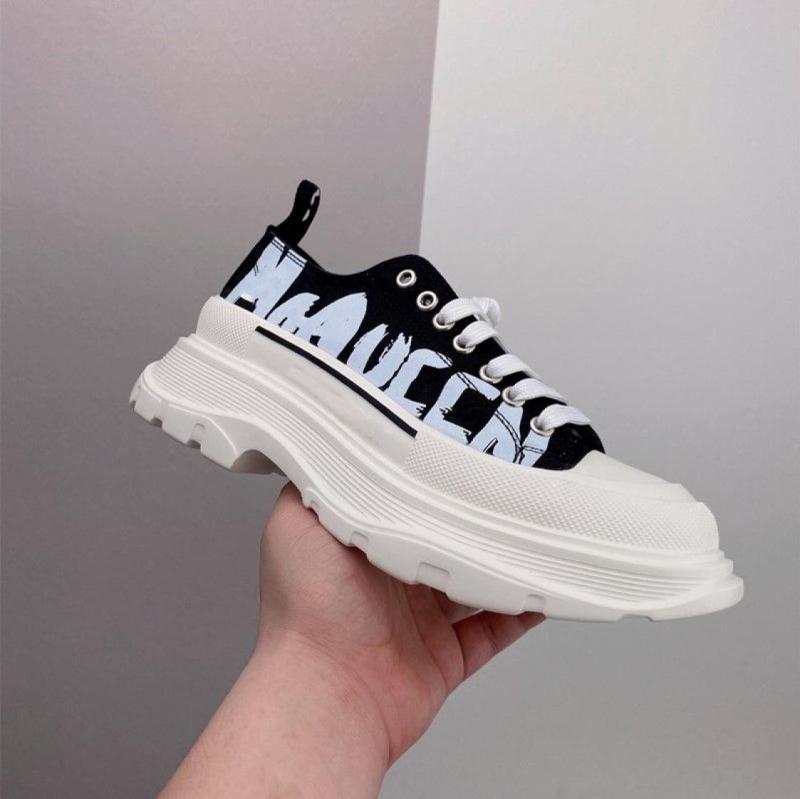 

Classic suede velvet leather boots women womens Alexander flats platform sneaker men mens espadrille flat mcqueens m2036860778, Red