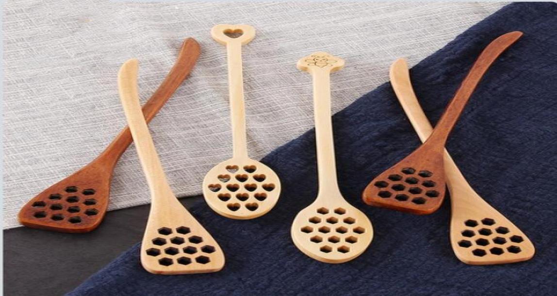 

Honey Wood Spoons Utensils Creative Coffee Stirring Rods Distinctive Long Handle Stirring Spoon EcoFriendly Kitchen Tools CLS6865920844