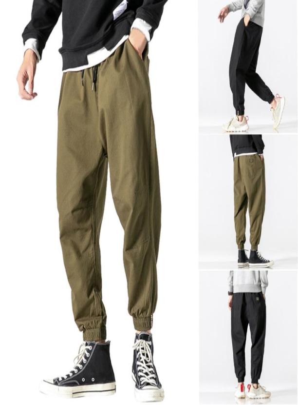 

Autumn Winter Casual Harem Pants Men Plus Velvet Thicken Hip Hop Pants Man Loose Waist Overalls Simple Sports Trousers Dresowe Gh47806308, Black