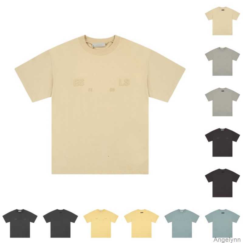 

Essentiel Tees T-shirts Essent Luxury Designer Clothing American Fashion Loose Short Sleeve Essentail Tshirt for Men and Women 5vqf
