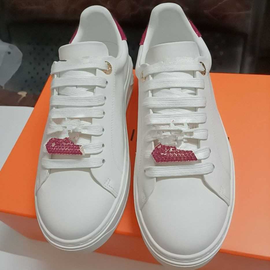 

2023 Designer Men Causal Shoes Fashion Woman Leather Lace Up Platform Sole Sneakers White Black mens womens Luxury diamond shoes, Multi