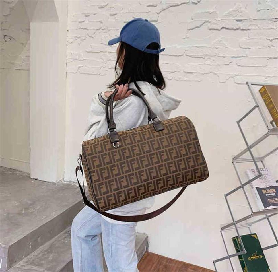 

70 OFF 2023 Designer bag printed letter portable travel capacity Leisure Sports5304114, Brown