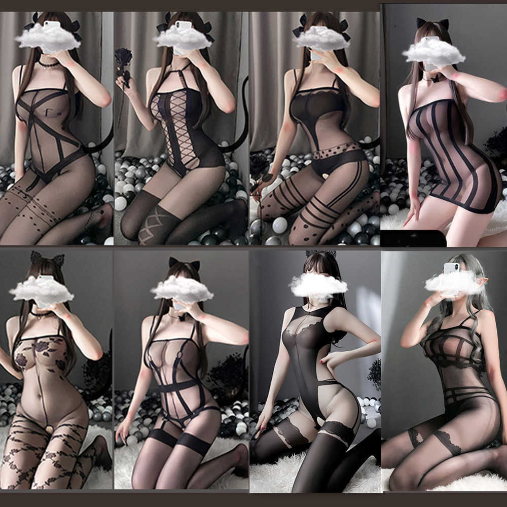 

Ribbon Factory Store socks Thighs open Sexy women' stockings, Black