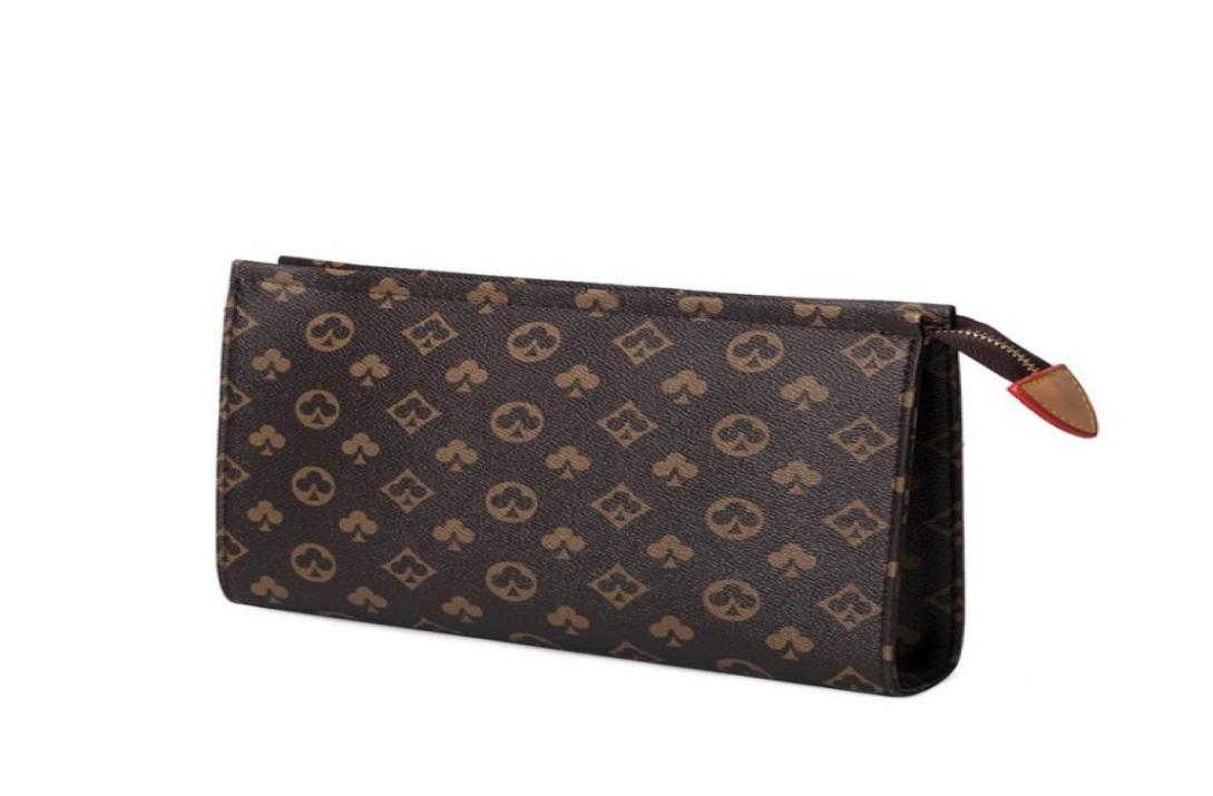 

Classic Women men Evening bags Brown flowers Crossbody purse Shopping bag clutch Large capacity shoulder tote Letter Print Wallets1767284, Black