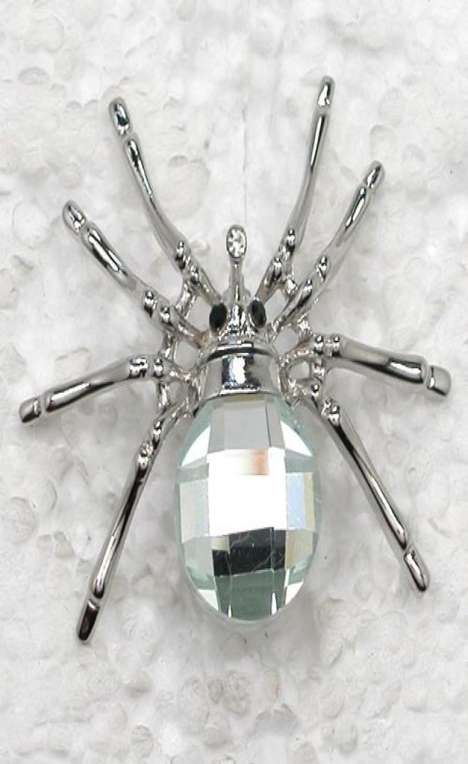 

Whole Rhinestone Crystal Glass Spider Brooches Fashion Pin Brooch C9619972870