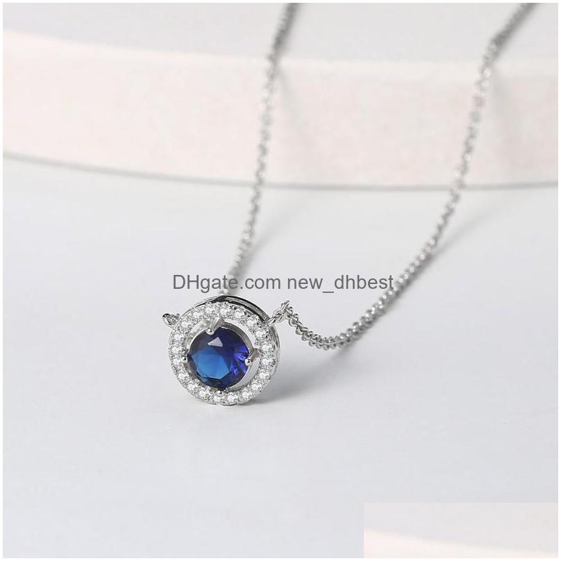 

Pendant Necklaces Pendos For Women Aesthetic Necklace Crystal Girls Zircon Collar Choker Chain On Neck Fashion Y2K Jewelry Drop Deli Dhwhm