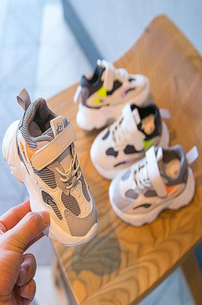 

2021 New Sprng Autumn Kids Shoes for Boy Infant Girl Running Shoes Kids Tennis Black Gray Baby Girl for 1 Year Old D122039786684