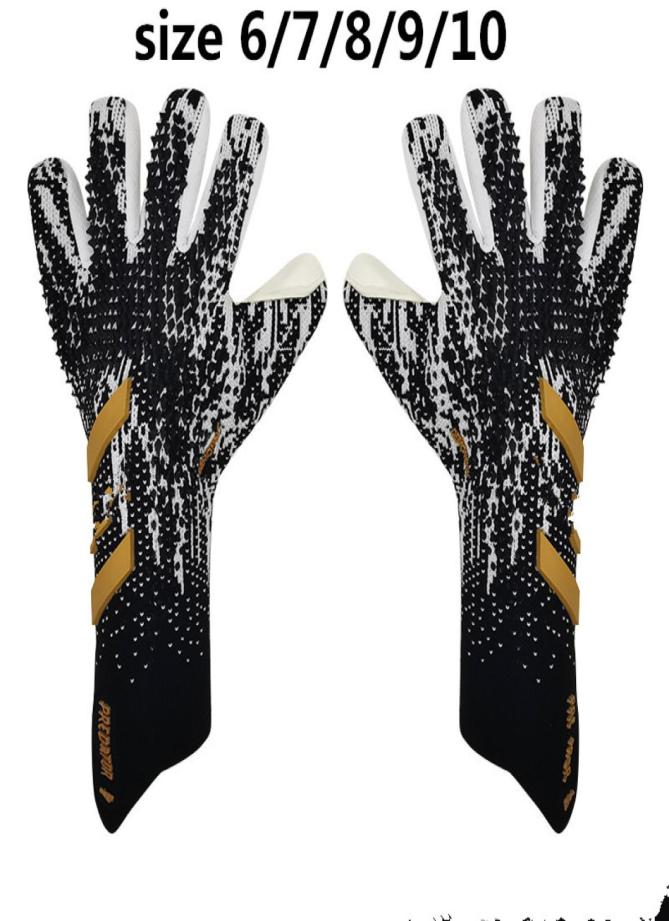 

2022 Goalkeeper Gloves Finger Protection Professional Men Football Gloves Adults Kids Thicker Goalie Soccer glove6335496, White