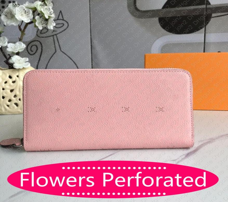 

M61867 ZIPPY WALLET Perforated Designer Womens Organizer Clutch Luxury Fashion Card Holder Case Coin Purse Mini Pochette Accessoir2553789, Pink