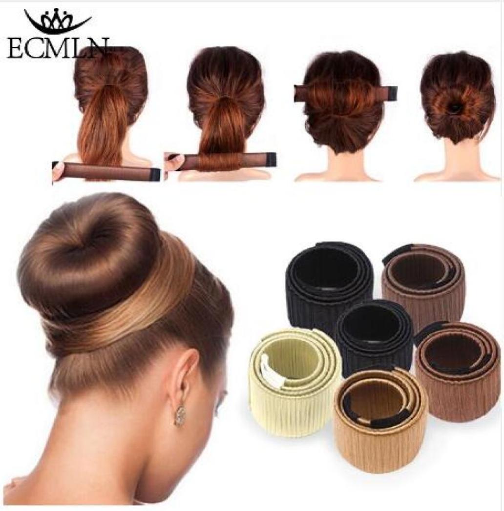 

Hair Accessories Synthetic Wig Donuts Bud Head Band Ball French Magic DIY Tool Bun Maker Sweet French Dish Made Hair Band6136655
