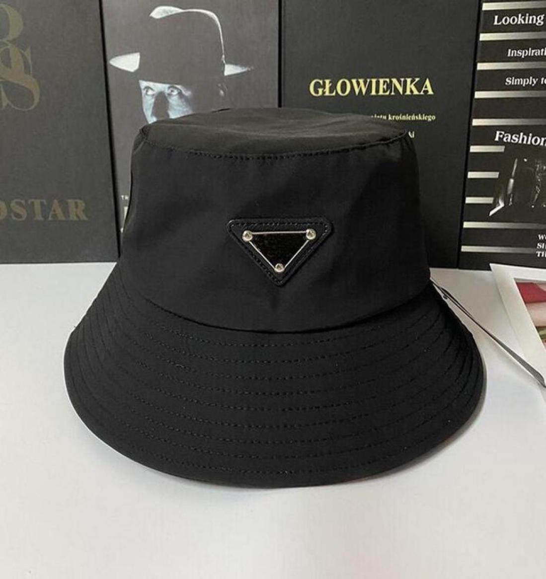 

8 Colors Triangle Letter Hat New Bucket Hat For Women Fashion Classic Designer Women Nylon Hats Autumn Spring Fisherman Hat Sun Ca7727175, Red