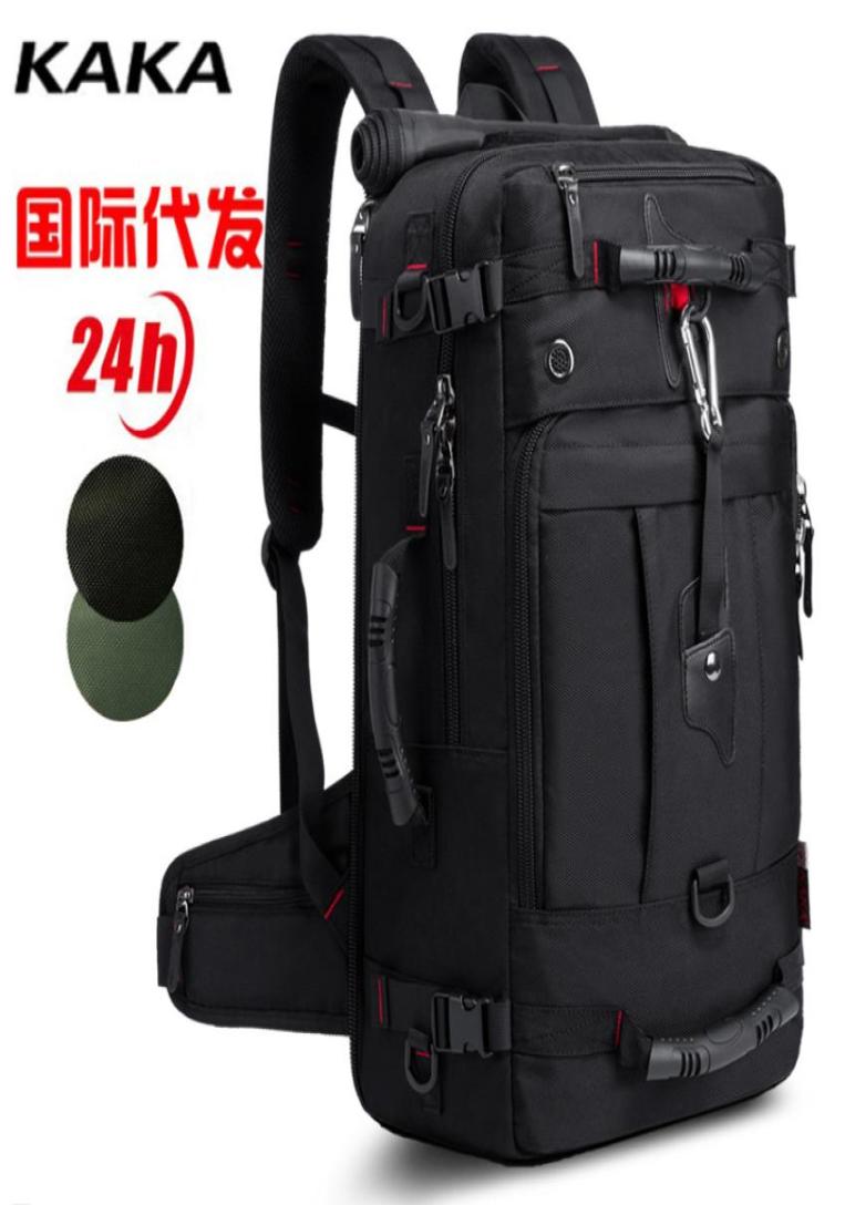 

Backpack Oxford Cloth Travel Bag Men039s Outdoor Large Luggage Multifunctional Hiking1606655, Black