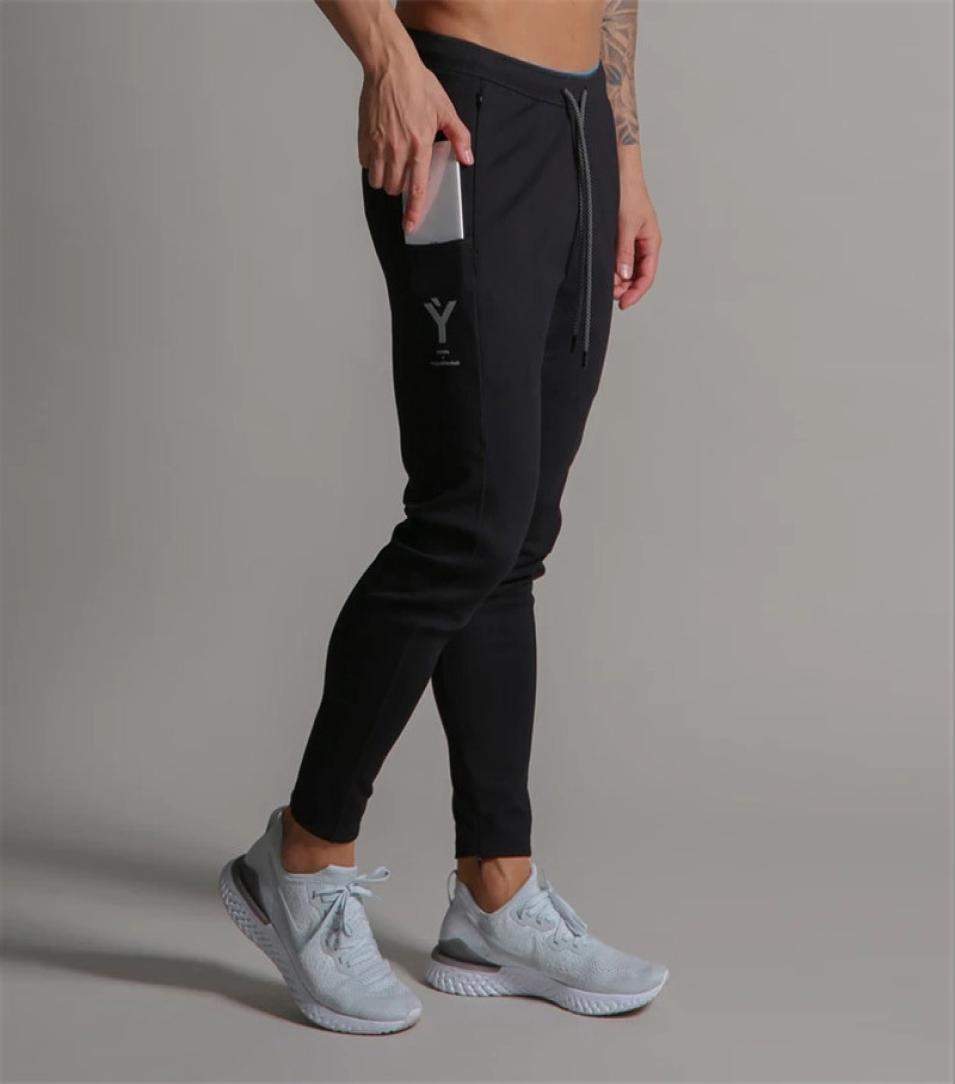 

2020 Sport Sweatpants Running Men Joggers Cotton Trackpants Slim Fit Pants Bodybuilding Trouser 20CK022 T2005078527039, Clear