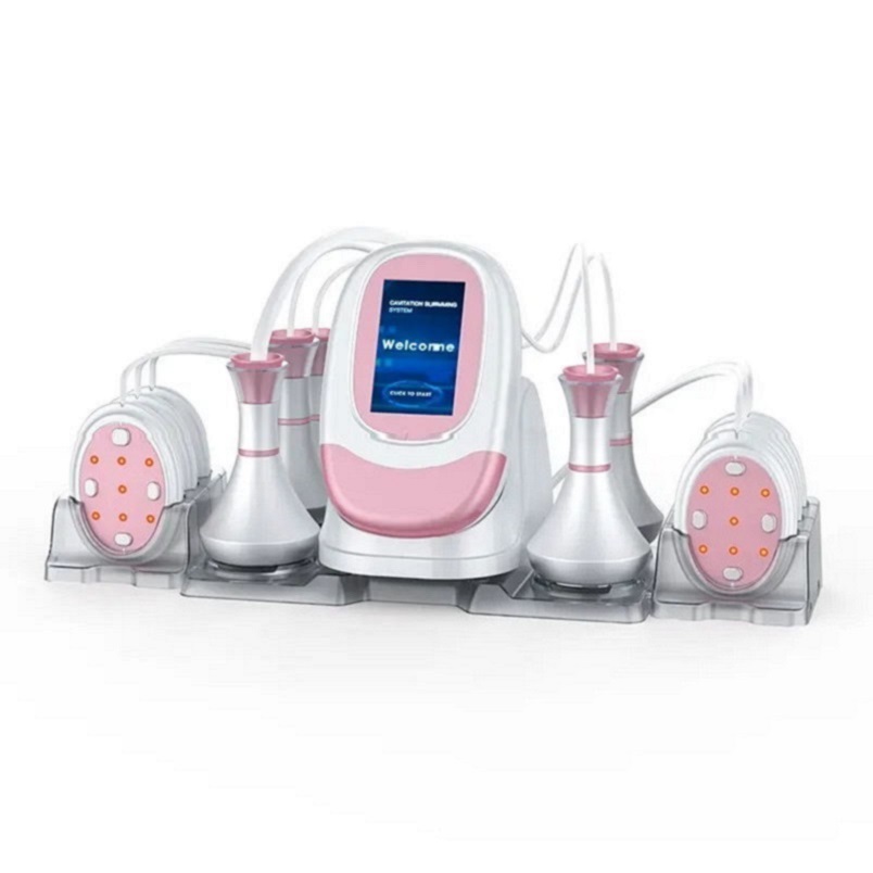 

Portable 80k rf ultrasonic vacuum cavitation system 6 in 1 fat burning cavitation body slimming machine