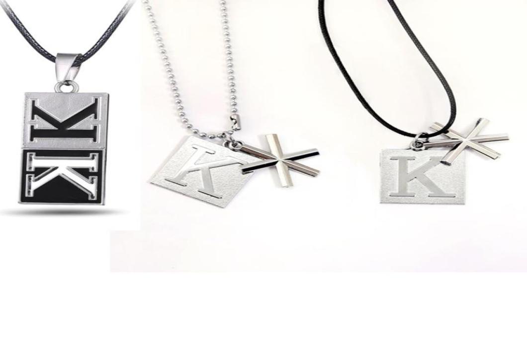 

Pendant Necklaces Anime K Project Suoh Mikoto Metal Necklace Cosplay Choker Bead Long Collar Men Women4157670
