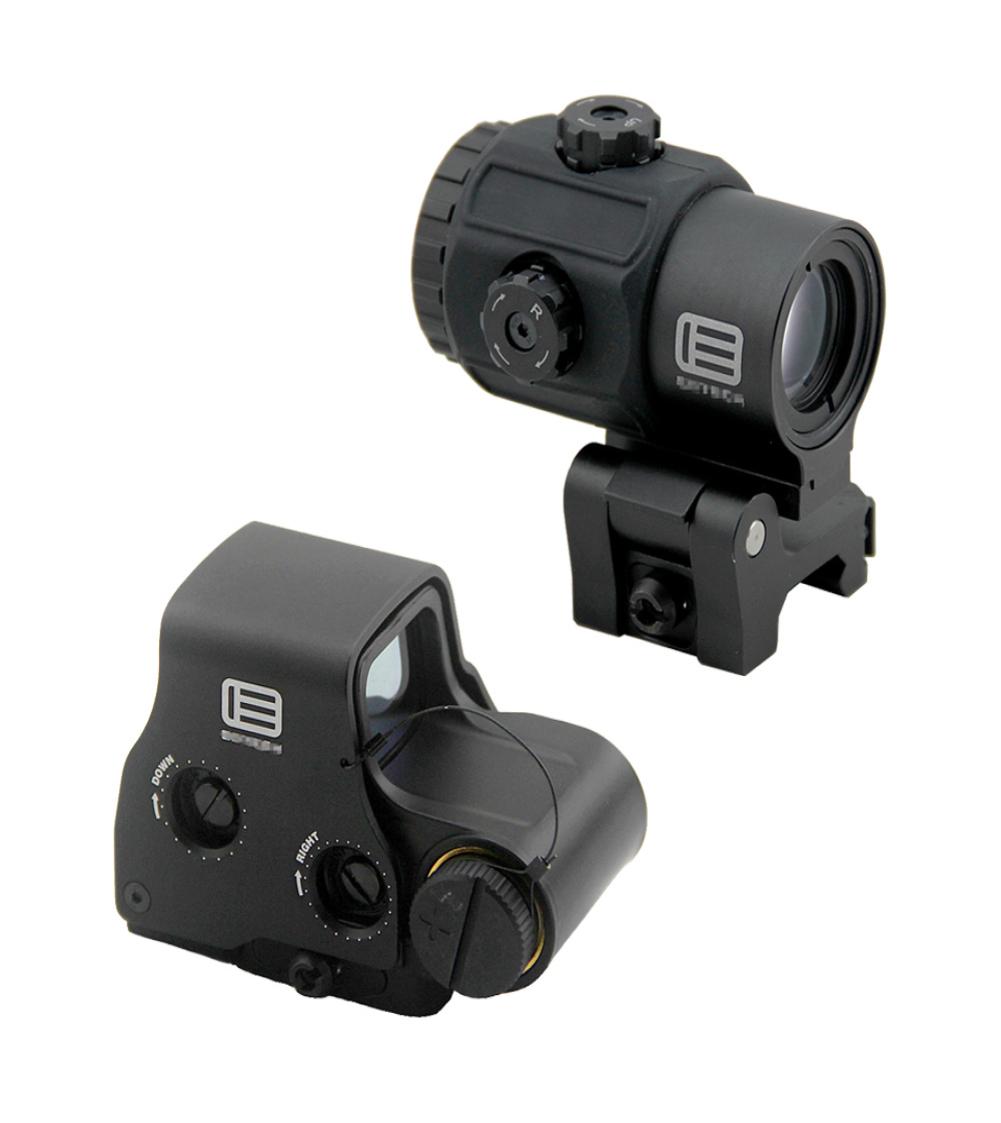 

Tactical Accessories 558 Holographic Red Green Dot Scope With G43 Magnifier Combo Hunting Rifle 558 Tdot Sight and 3X Magnificati3614874