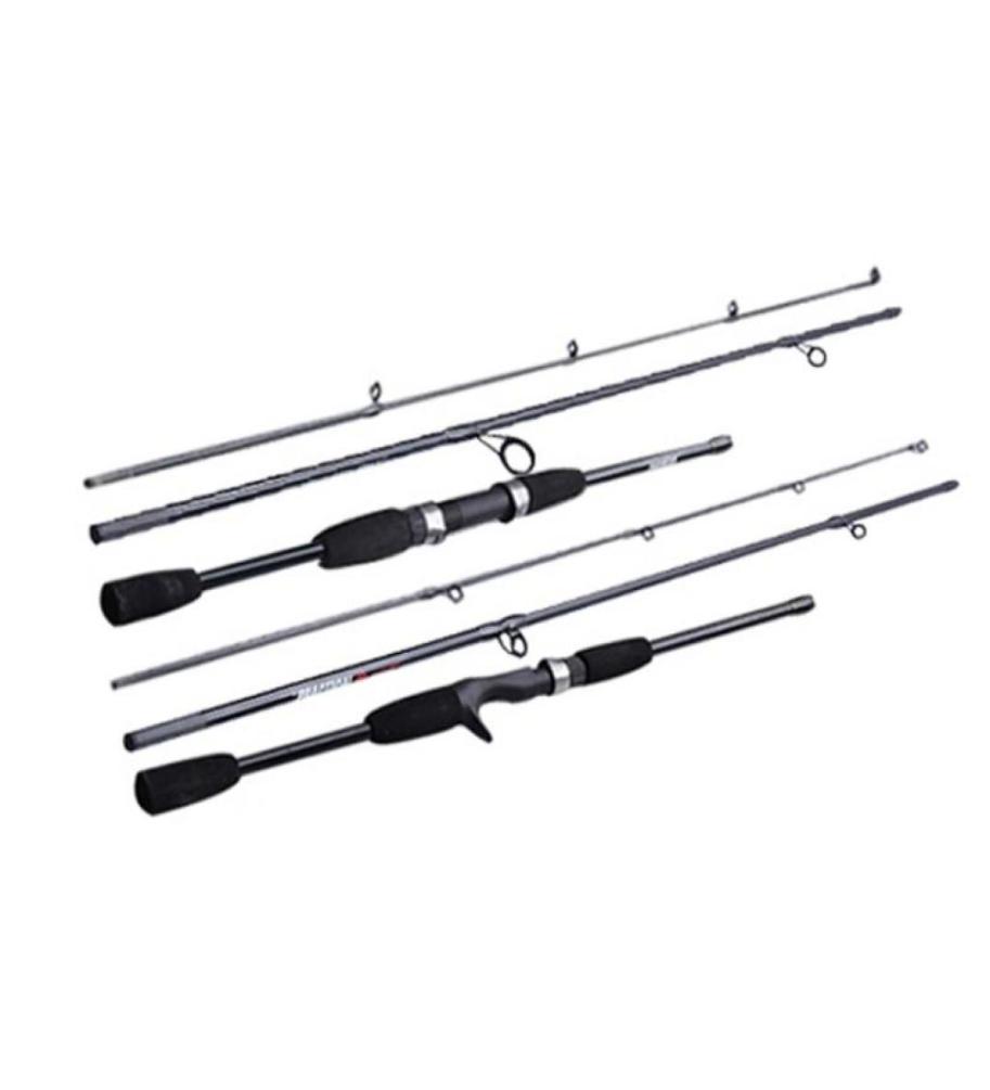 

21 M 3 Section Rotary Portable Fishing Fiberglass Hand Rod Gear Boat Rods6143983
