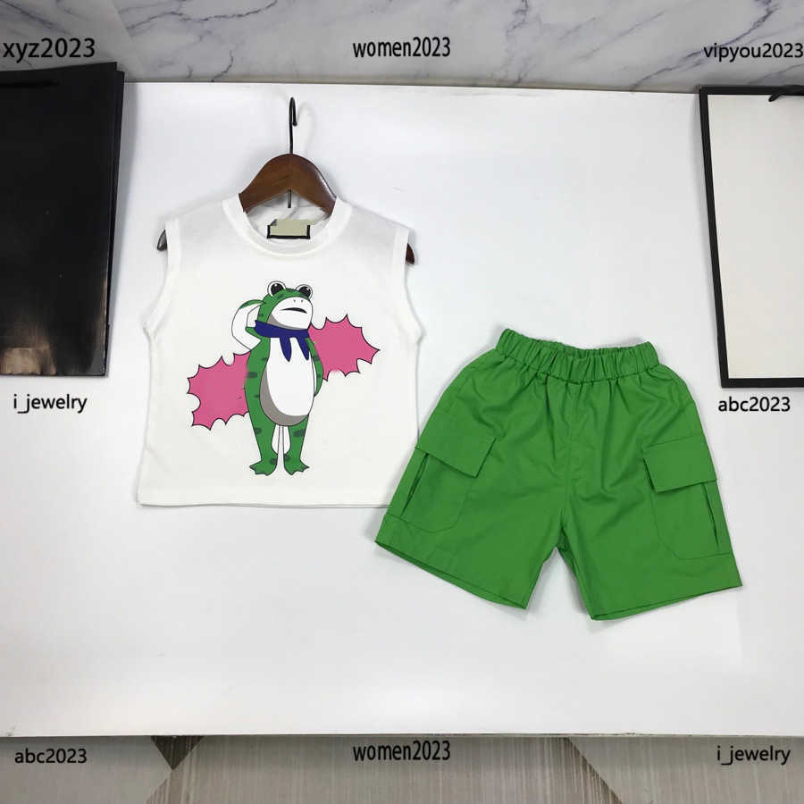 

luxury kids Sets Baby Summer Tracksuit 2pcs Sleeveless design T-shirt and double pocket decorative shorts #Multiple product, #6