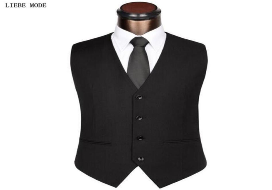 

Mens Black Gray Wedding Suit Vests For Men Slim Fit Dress Vest Male Formal Tuxedo Waistcoat Business Casual Sleeveless Jacket 21097726375