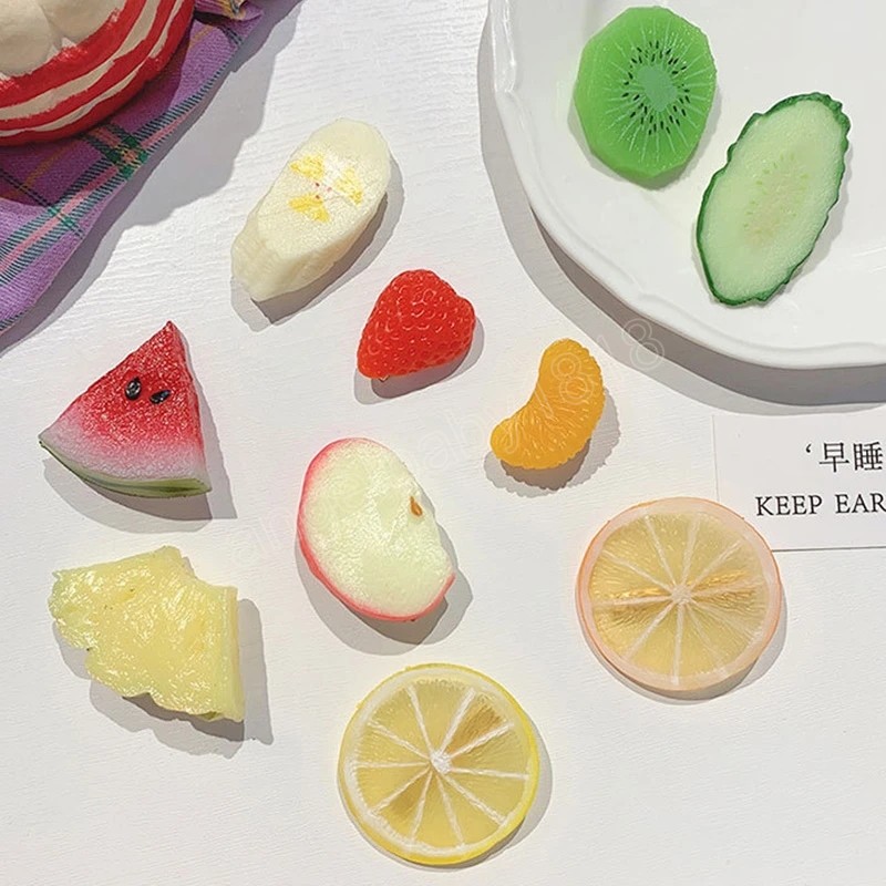 

Imitation Fruit Hairpin Cute Clip Side Bangs Clips Orange Watermelon Lemon Strawberry Hair Clips For Women Girls, Mixed color